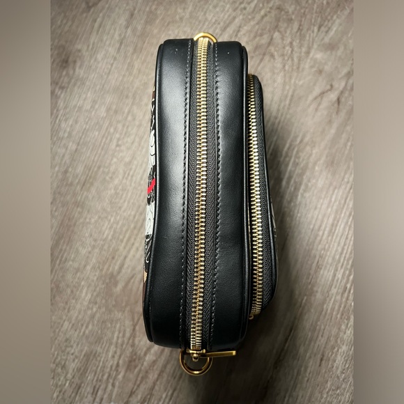 Burberry Monogram Stripe E-Canvas Camera Bag and Custom Belt Strap Rare NWOT - Picture 7 of 16